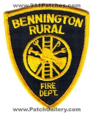 Bennington Rural Fire Department Patch (Vermont)
Scan By: PatchGallery.com
Keywords: dept.