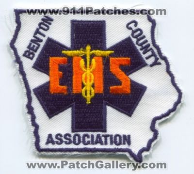 Benton County EMS Association (Iowa)
Scan By: PatchGallery.com
Keywords: co. emergency medical services state shape