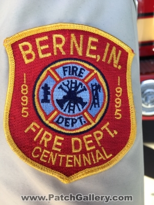 Berne Fire Department Centennial Patch (Indiana)
Picture By: PatchGallery.com
Keywords: dept. in.