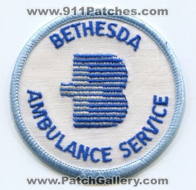 Bethesda Ambulance Service Patch (Florida)
Scan By: PatchGallery.com
Keywords: ems emt paramedic