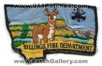 Billings Fire Department (Montana)
Scan By: PatchGallery.com
Keywords: dept. state shape