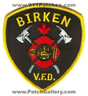 Birken Volunteer Fire Department Patch (Canada BC)
Scan By: PatchGallery.com
Keywords: vol. v.f.d. vfd dept.