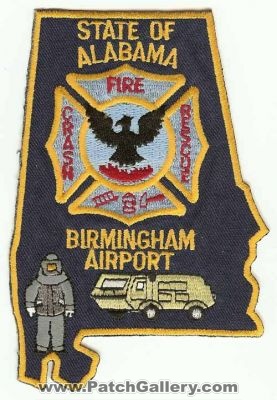 Birmingham Airport Crash Fire Rescue (Alabama)
Thanks to PaulsFirePatches.com for this scan.
Keywords: cfr arff aircraft