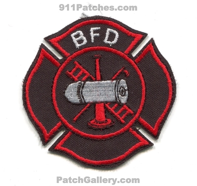 Bishopville Fire Department Patch (South Carolina)
Scan By: PatchGallery.com
Keywords: dept. bfd bullet
