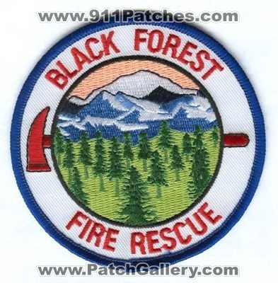 Black Forest Fire Rescue Department Patch (Colorado)
[b]Scan From: Our Collection[/b]
Keywords: dept.