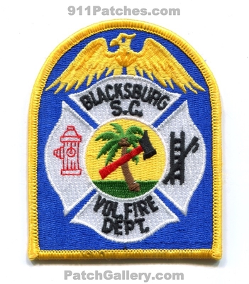 Blacksburg Volunteer Fire Department Patch (South Carolina)
Scan By: PatchGallery.com
Keywords: vol. dept. s.c.