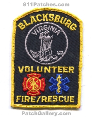 Blacksburg Volunteer Fire Rescue Department Patch (Virginia)
Scan By: PatchGallery.com
Keywords: vol. dept.