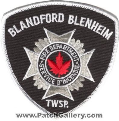 Blanford Blenheim Twsp Fire Department (Canada ON)
Thanks to zwpatch.ca for this scan.
Keywords: townships