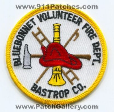 Bluebonnet Volunteer Fire Department (Texas)
Scan By: PatchGallery.com
Keywords: vol. dept. bastrop co. county