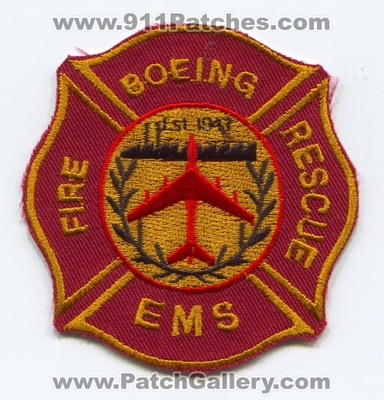 Boeing Aircraft Fire Rescue Department Patch (Kansas)
Scan By: PatchGallery.com
Keywords: company co. dept.