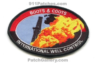 Boots and Coots International Oil Well Control Fire Patch (Texas)
Scan By: PatchGallery.com
Keywords: & blowout