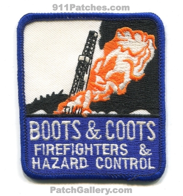 Boots and Coots Firefighters and Hazard Control Patch (Texas)
Scan By: PatchGallery.com
Keywords: international oil well & blowout