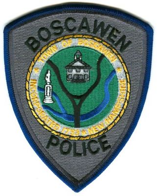 Boscawen Police (New Hampshire)
Scan By: PatchGallery.com
Keywords: town of