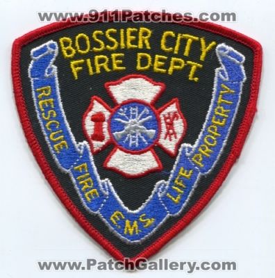 Bossier City Fire Department (Louisiana)
Scan By: PatchGallery.com
Keywords: dept. rescue e.m.s. ems life property
