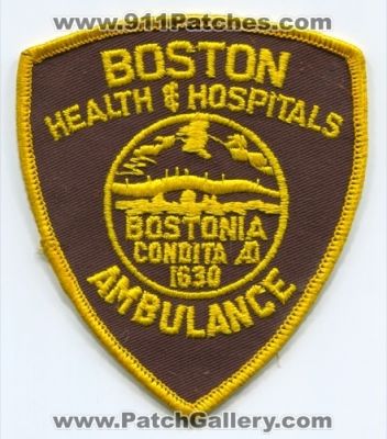 Boston Ambulance (Massachusetts)
Scan By: PatchGallery.com
Keywords: ems health and & hospitals