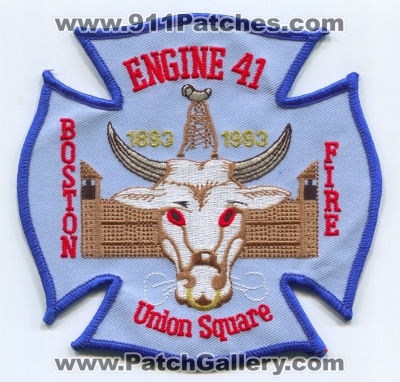 Boston Fire Department Engine 41 Patch (Massachusetts)
Scan By: PatchGallery.com
Keywords: dept. bfd company co. station union square