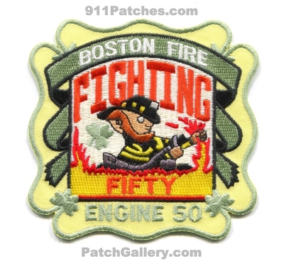 Boston Fire Department Engine 50 Patch (Massachusetts)
Scan By: PatchGallery.com
Keywords: dept. bfd company co. station fighting fifty