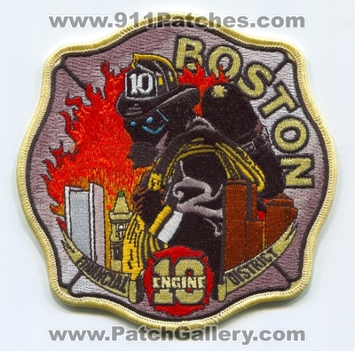 Boston Fire Department Engine 10 Patch (Massachusetts)
Scan By: PatchGallery.com
Keywords: dept. bfd b.f.d. company co. station financial district