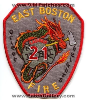 Boston Fire Department Ladder 21 (Massachusetts)
Scan By: PatchGallery.com
Keywords: dept. bfd east orient heights
