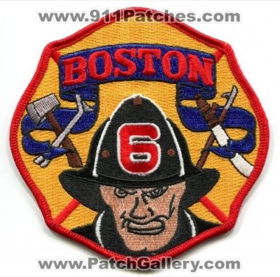 Boston Fire Department Ladder 6 (Massachusetts)
Scan By: PatchGallery.com
Keywords: dept. bfd company station