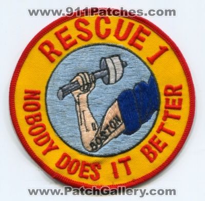 Boston Fire Department Rescue 1 (Massachusetts)
Scan By: PatchGallery.com
Keywords: dept. company co. station nobody does it better