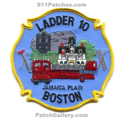 Boston Fire Department Ladder 10 Patch (Massachusetts)
Scan By: PatchGallery.com
Keywords: dept. bfd b.f.d. company co. station truck jamaica plain