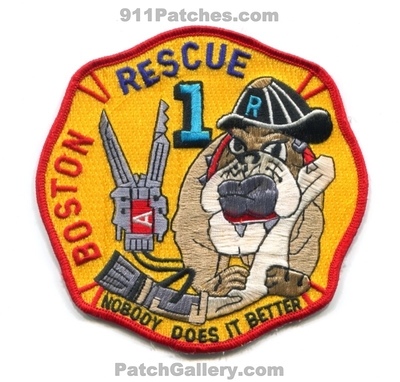 Boston Fire Department Rescue 1 Patch (Massachusetts)
Scan By: PatchGallery.com
Keywords: dept. bfd b.f.d. company co. station nobody does it better bulldog