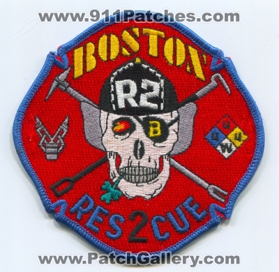 Boston Fire Department Rescue 2 Patch (Massachusetts)
Scan By: PatchGallery.com
Keywords: dept. company co. station r2