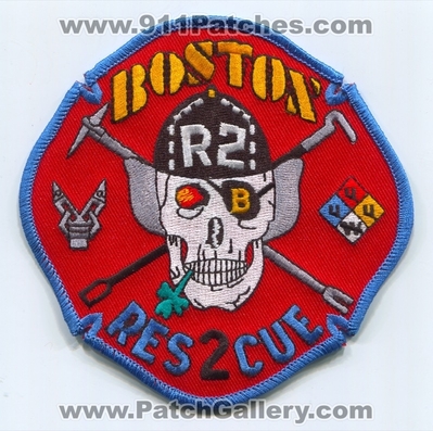 Boston Fire Department Rescue 2 Patch (Massachusetts)
Scan By: PatchGallery.com
Keywords: dept. bfd company co. station