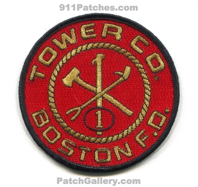 Boston Fire Department Tower 1 Patch (Massachusetts)
Scan By: PatchGallery.com
Keywords: dept. bfd company co. station ladder truck