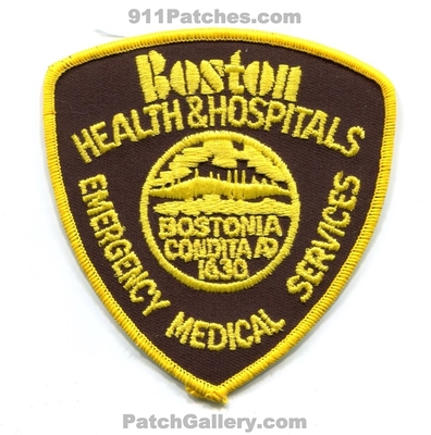 Boston Health and Hospitals Emergency Medical Services EMS Patch (Massachusetts)
Scan By: PatchGallery.com
Keywords: & emt paramedic ambulance