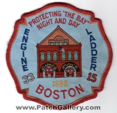 Boston Fire Engine 33 Ladder 15 (Massachusetts)
Thanks to Eric Hurst for this scan.
