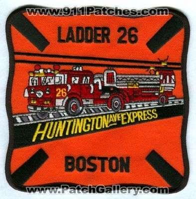 Boston Fire Department Ladder 26 (Massachusetts)
Scan By: PatchGallery.com
Keywords: dept. bfd company station huntington ave. avenue express