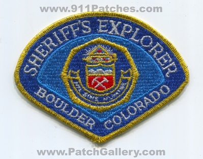 Boulder County Sheriffs Department Explorer Patch (Colorado)
Scan By: PatchGallery.com
Keywords: co. dept. office