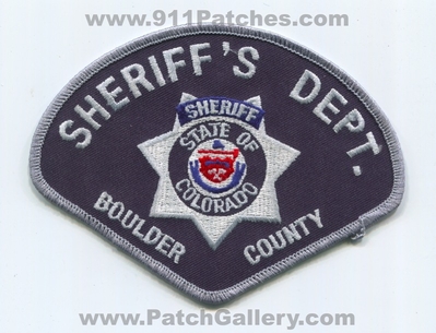 Boulder County Sheriffs Department Patch (Colorado)
Scan By: PatchGallery.com
Keywords: co. dept. office