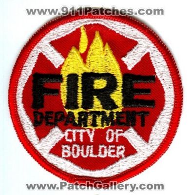 Boulder Fire Department Patch (Colorado)
[b]Scan From: Our Collection[/b]
Keywords: dept. city of