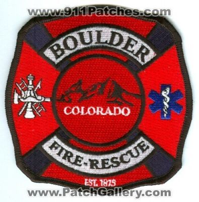 Boulder Fire Rescue Department Patch (Colorado)
[b]Scan From: Our Collection[/b]
Keywords: dept.
