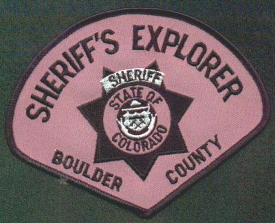 Boulder County Sheriff's Explorer
Thanks to EmblemAndPatchSales.com for this scan.
Keywords: colorado sheriffs
