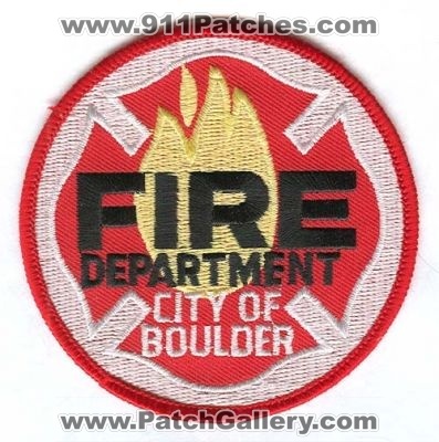 Boulder Fire Department Patch (Colorado)
[b]Scan From: Our Collection[/b]
Keywords: city of