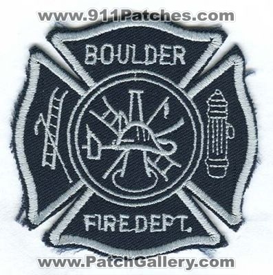 Boulder Fire Department Patch (Colorado)
[b]Scan From: Our Collection[/b]
Keywords: dept.