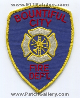 Bountiful City Fire Department Patch (Utah)
Scan By: PatchGallery.com
Keywords: dept.