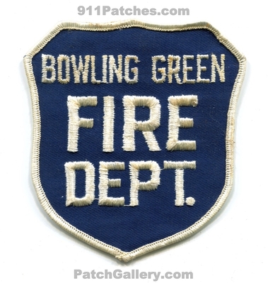 Bowling Green Fire Department Patch (Kentucky)
Scan By: PatchGallery.com
Keywords: dept.