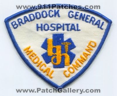Braddock General Hospital Medical Command EMS Patch (Pennsylvania)
Scan By: PatchGallery.com
Keywords: bgh