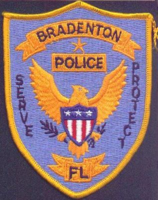 Bradenton Police
Thanks to EmblemAndPatchSales.com for this scan.
Keywords: florida