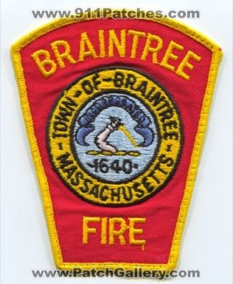 Braintree Fire Department Patch (Massachusetts)
Scan By: PatchGallery.com
Keywords: dept. town of