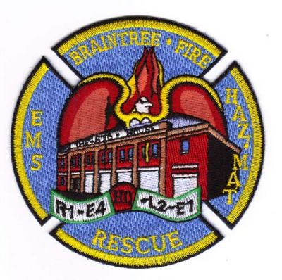 Braintree Fire Engine 1 Engine 4 Ladder 2 Rescue 1
Thanks to Michael J Barnes for this scan.
Keywords: massachusetts e1 e4 l2 r1 ems hazmat mat