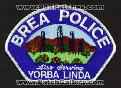 Brea Police Department (California)
Thanks to apdsgt for this scan.
Keywords: dept. yorba linda