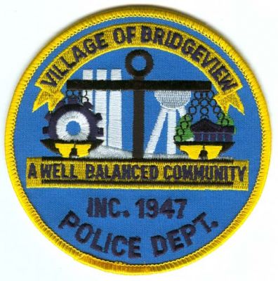 Bridgeview Police Dept (Illinois)
Scan By: PatchGallery.com
Keywords: department village of