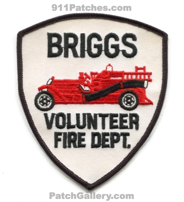 Briggs Volunteer Fire Department Patch (Texas)
Scan By: PatchGallery.com
Keywords: vol. dept.