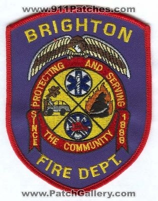 Brighton Fire Department Patch (Colorado)
[b]Scan From: Our Collection[/b]
County: Adams
Keywords: dept.